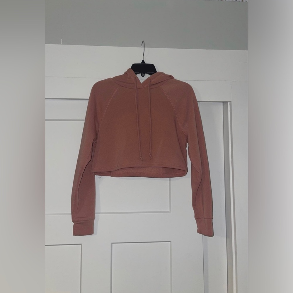 Cropped Hooded Sweatshirt